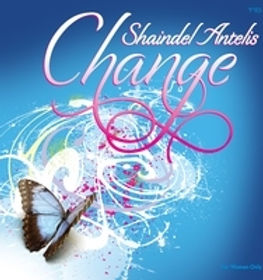 Change album cover: butterfly and swirls on blue